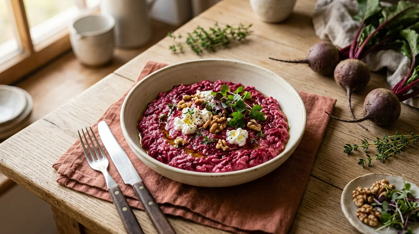 Rote-Bete-Risotto (Valentinstag!)