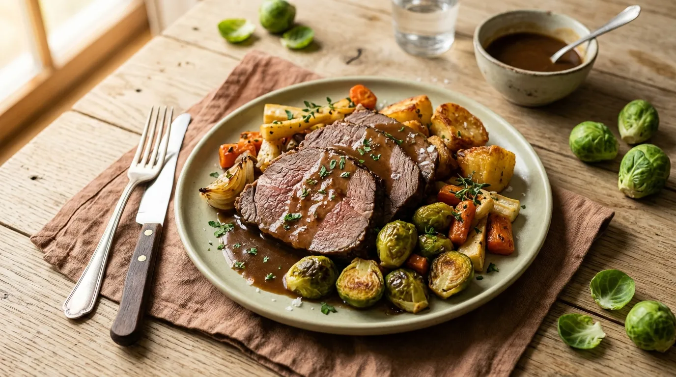 Sonntagsbraten mit Wintergemüse
