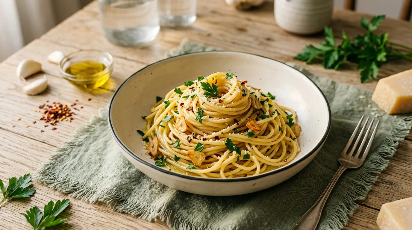 Spaghetti aglio e olio
