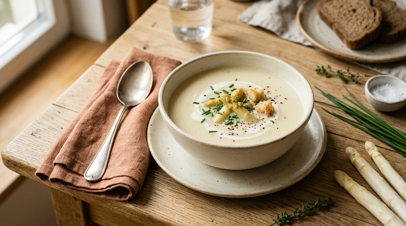 Spargelcremesuppe