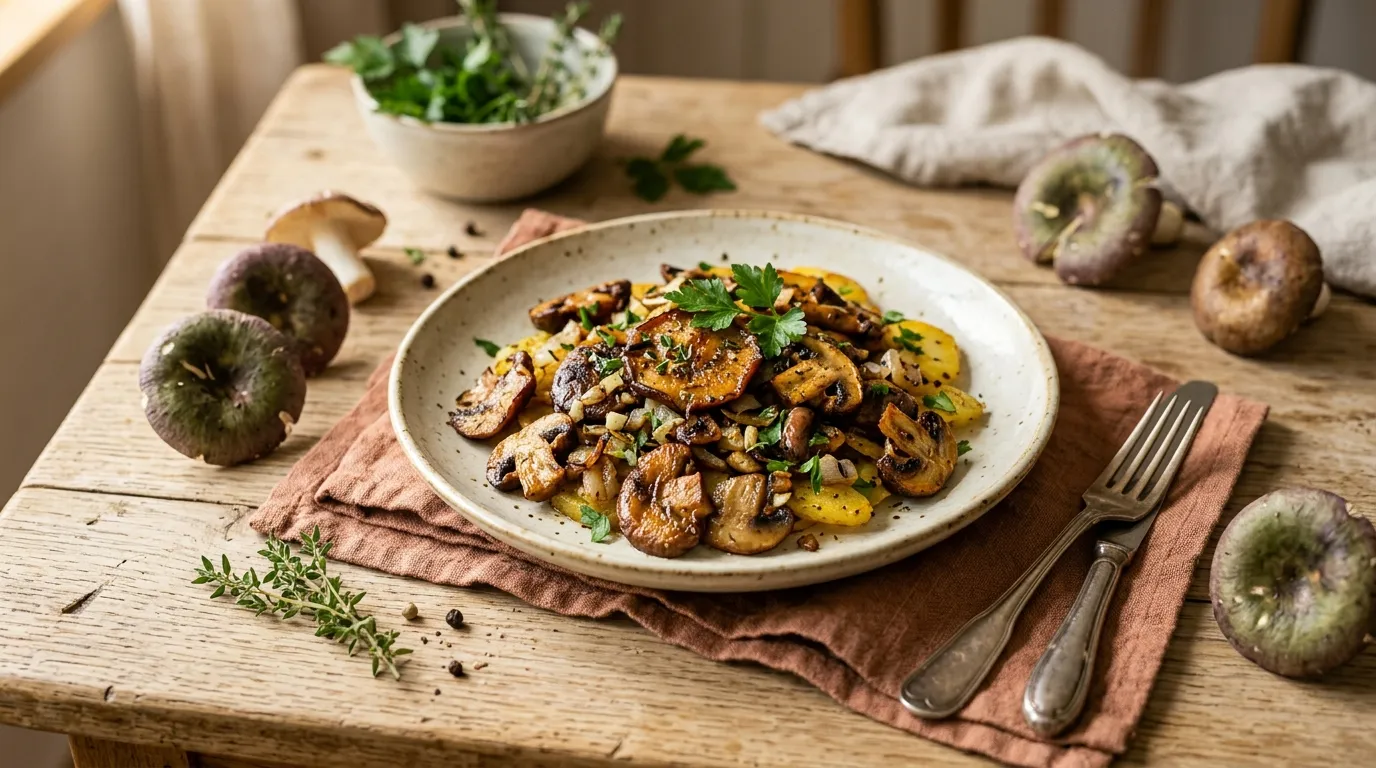 Speisetäublinge gebraten