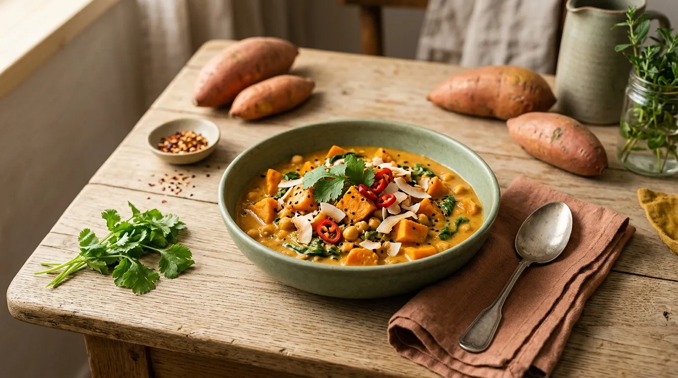Süßkartoffel-Curry