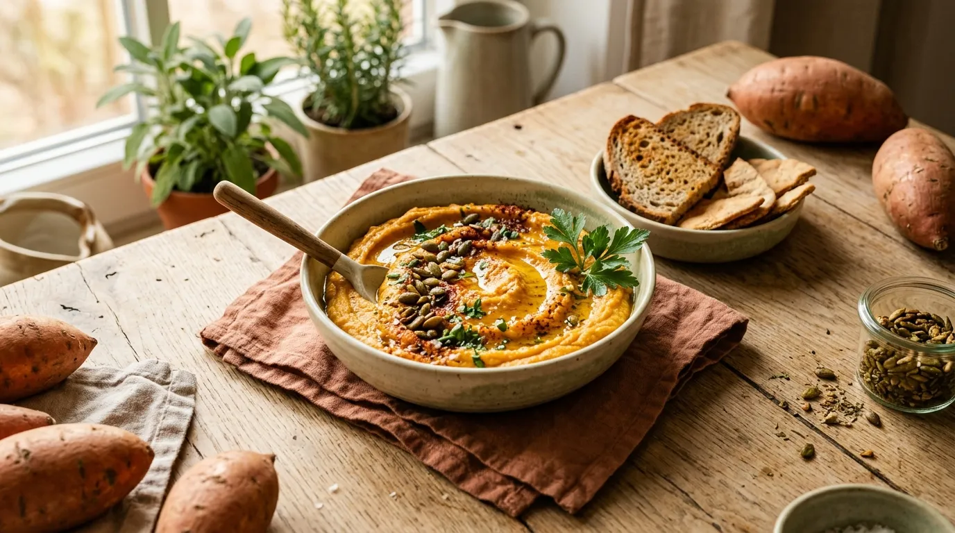 Süßkartoffel-Hummus