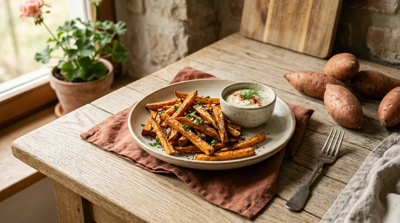 Süßkartoffel-Pommes