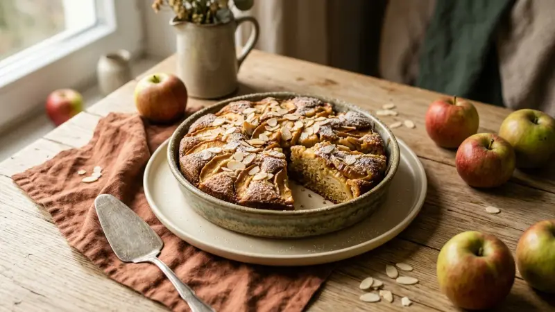 Apfel-Marzipan-Kuchen