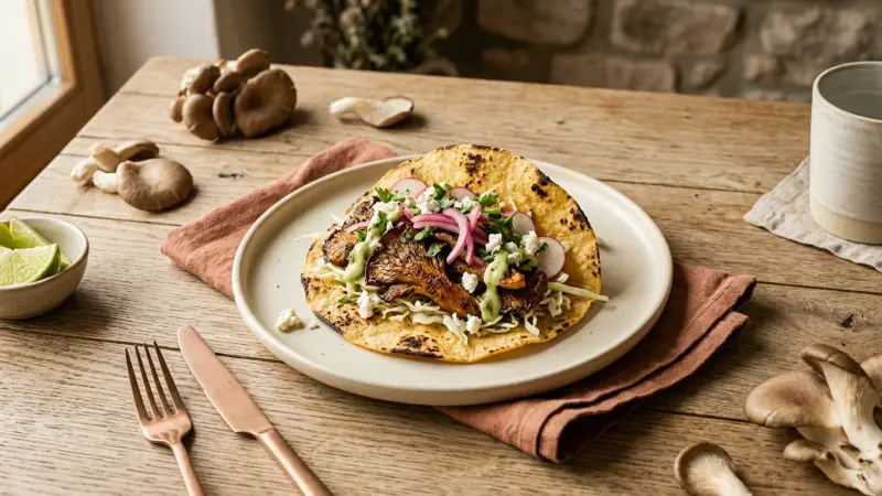 Austernpilz-Taco