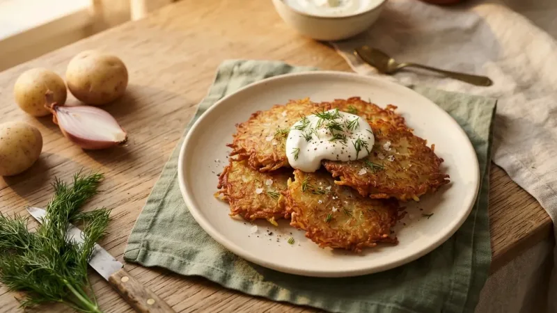 Berner Rösti: Knusprige Schweizer Kartoffelrösti