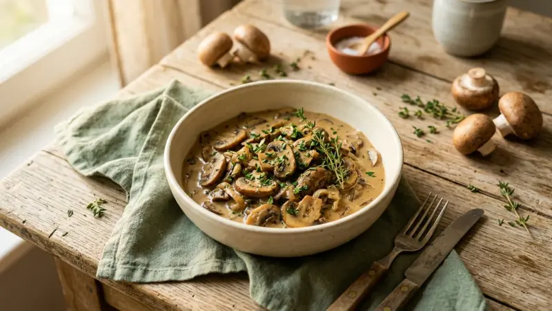 Champignon-Rahmsauce