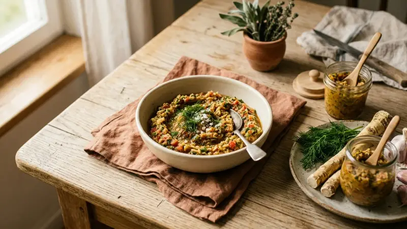 Chrenowina / Gorloder — Die rohe Meerrettich-Tomaten-Feuersauce