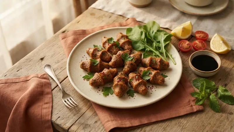 Çiğ Köfte — Pikant handgeknetete Bulgur-Nocken mit Isot-Chili & Walnüssen