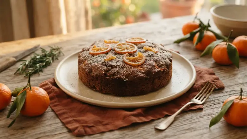 Saftiger Clementinen-Kuchen aus ganzen Früchten