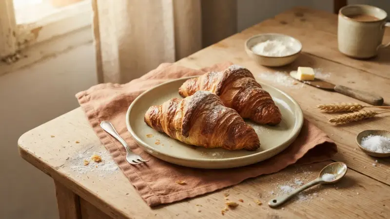 Croissants selbst backen
