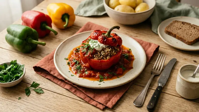 Gefüllte Paprika