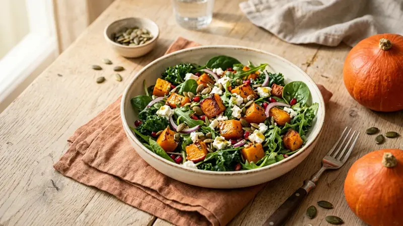 Gerösteter Kürbis-Salat
