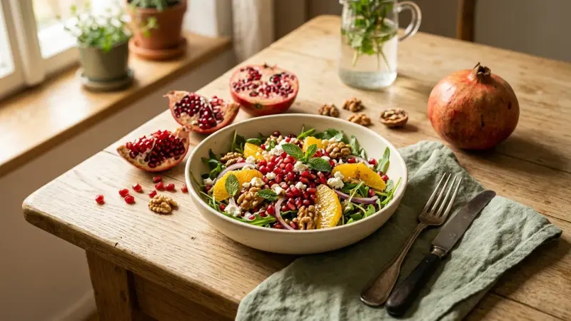 Granatapfel-Orangen-Salat