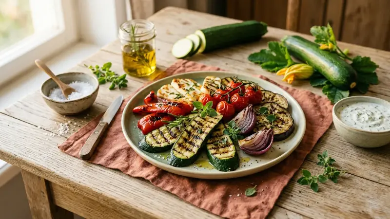 Grill-Gemüse-Platte