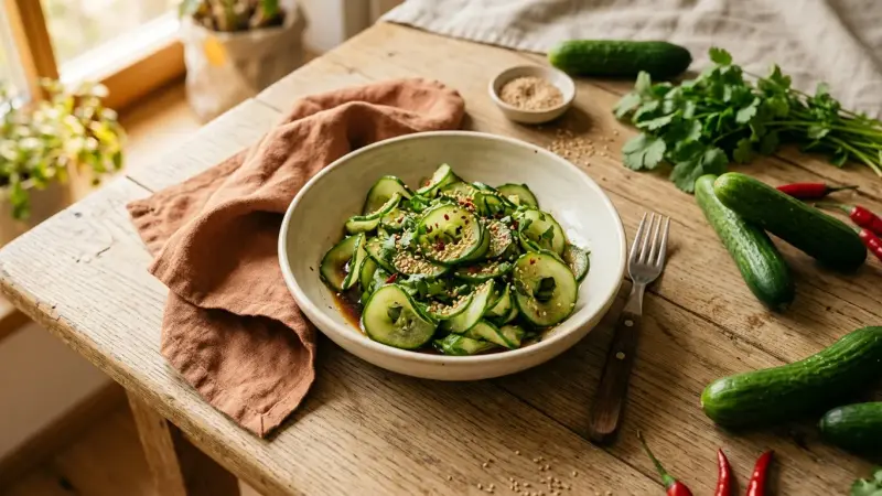 Gurkensalat asiatisch