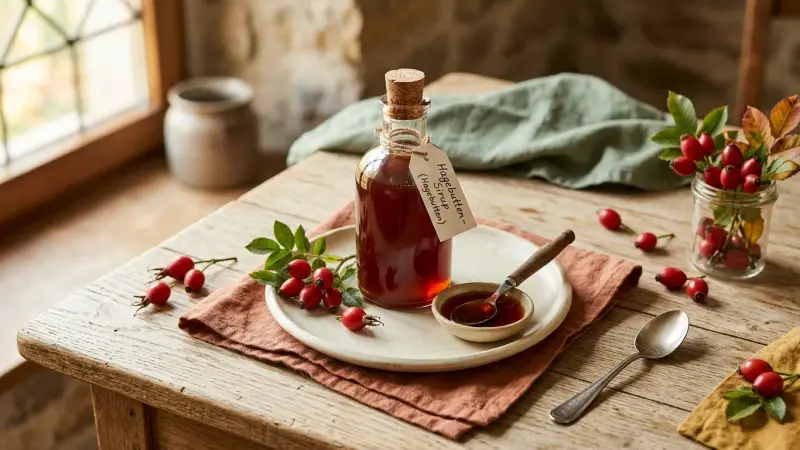 Hagebutten-Sirup