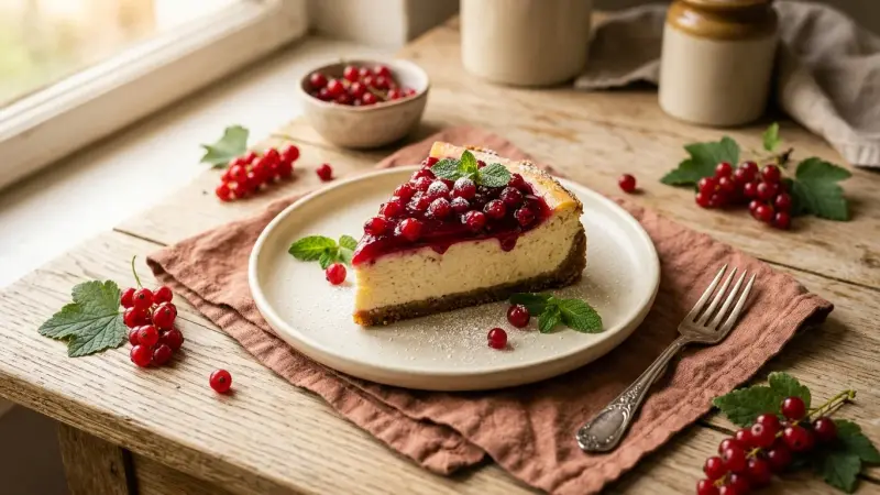 Johannisbeer-Cheesecake