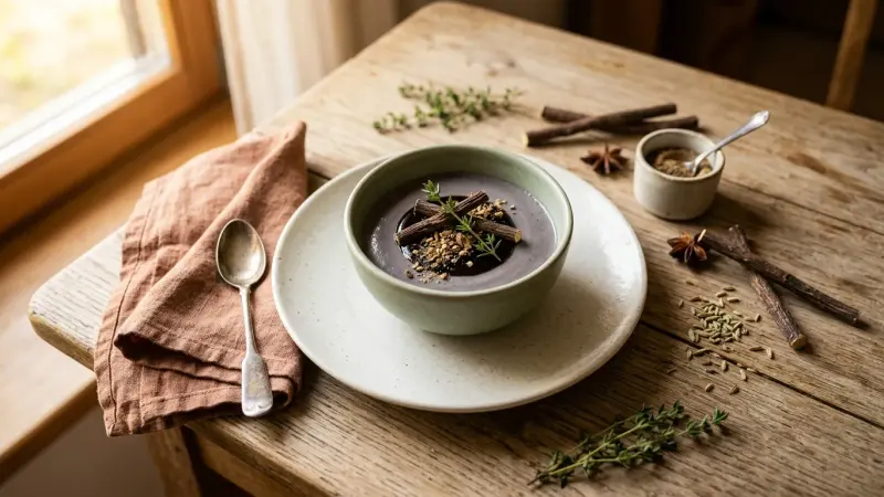 Lakritz-Panna-Cotta