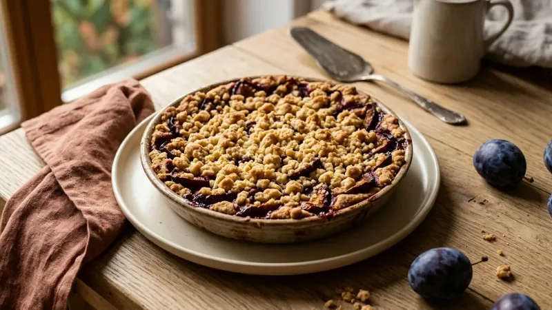 Mustikkapiirakka: Finnischer Heidelbeerkuchen