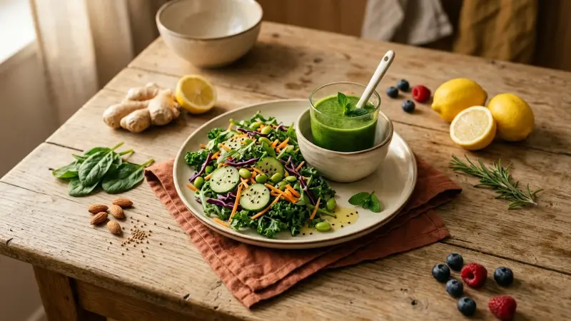 Neujahrs-Detox-Drink
