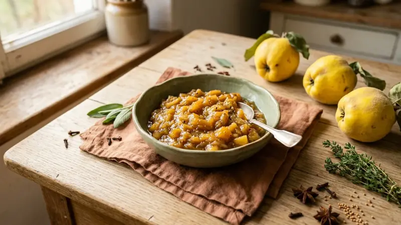 Quitten-Apfel-Chutney
