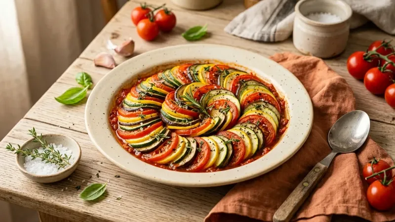 Ratatouille Provençale: Gemüse einzeln angebraten