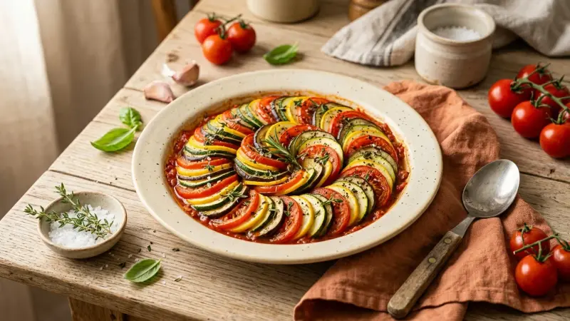 Ratatouille in Schicht-Optik (Confit Byaldi)