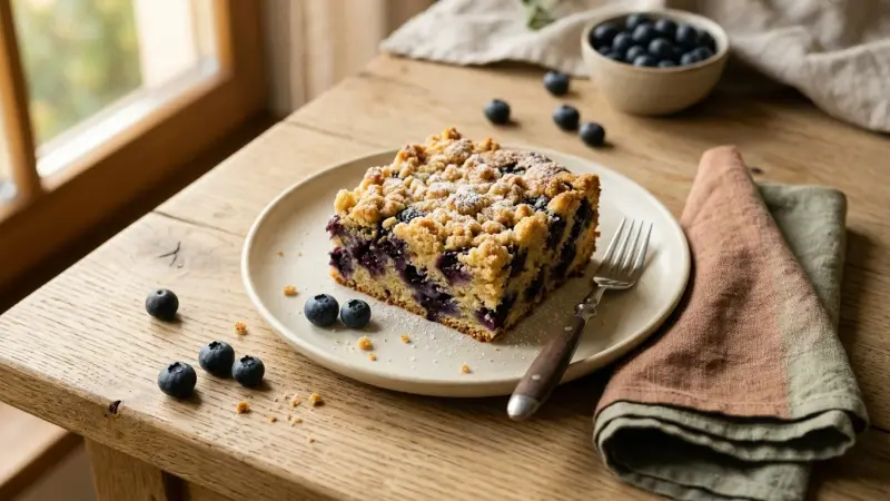 Riewelkuche — Wolgadeutscher Beeren-Streuselkuchen mit extra viel Riwwel