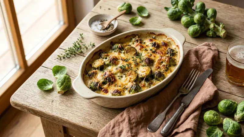 Rosenkohl-Gratin