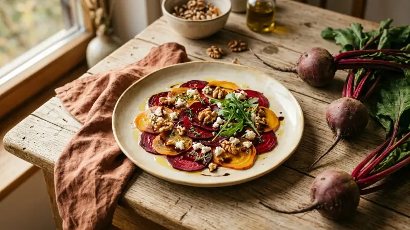 Rote-Bete-Carpaccio
