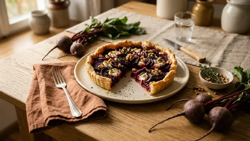 Rote-Bete-Tarte