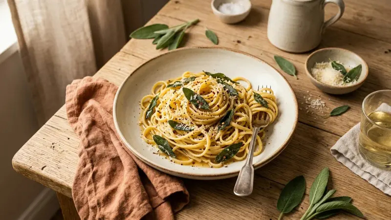 Salbei-Butter-Pasta