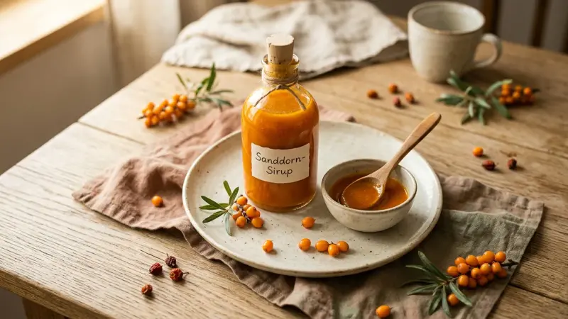 Sanddorn-Sirup