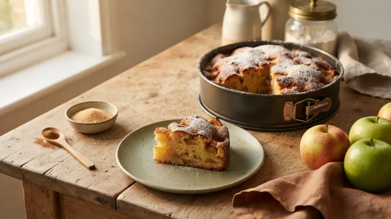 Scharlotka – russischer Apfelkuchen