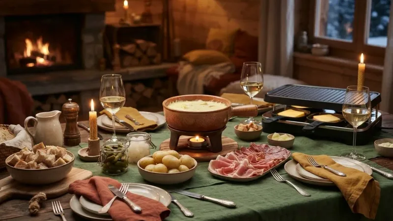 Schweizer Käsefondue Moitié-Moitié