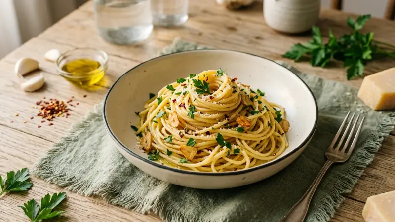 Spaghetti aglio e olio