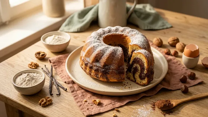 Sticky Toffee Pudding mit Toffeesauce