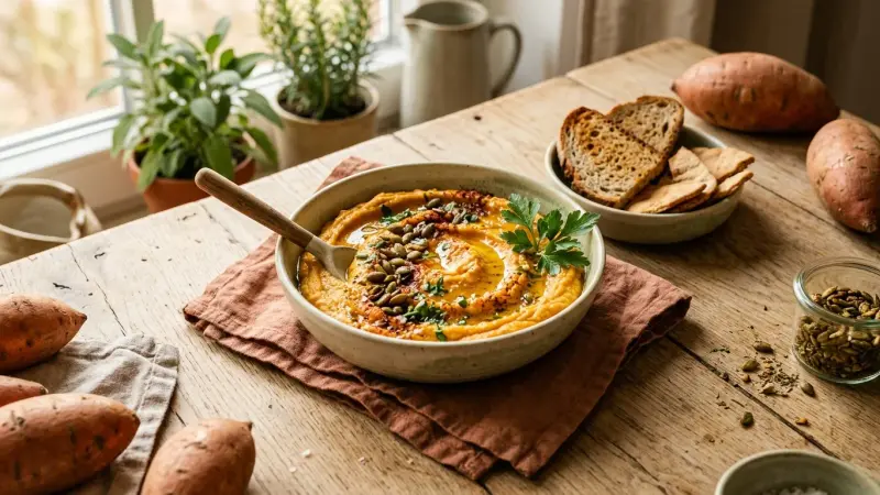 Süßkartoffel-Hummus