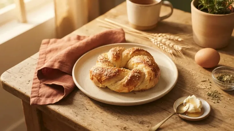 Lángos: ungarische Fladen mit Knoblauch und Käse
