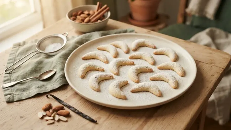 Weihnachtsplätzchen: Vanillekipferl