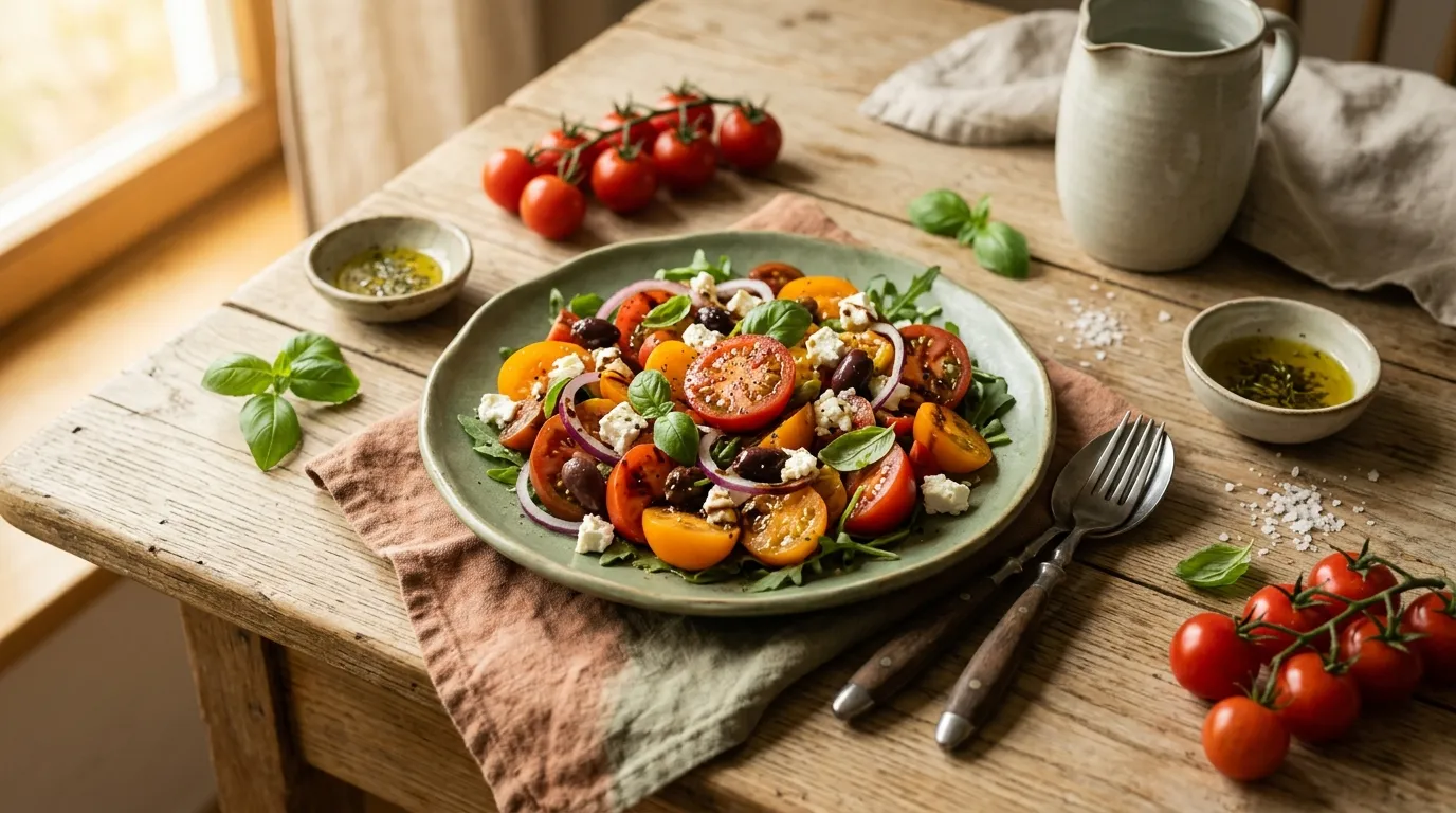 Tomatensalat mediterran