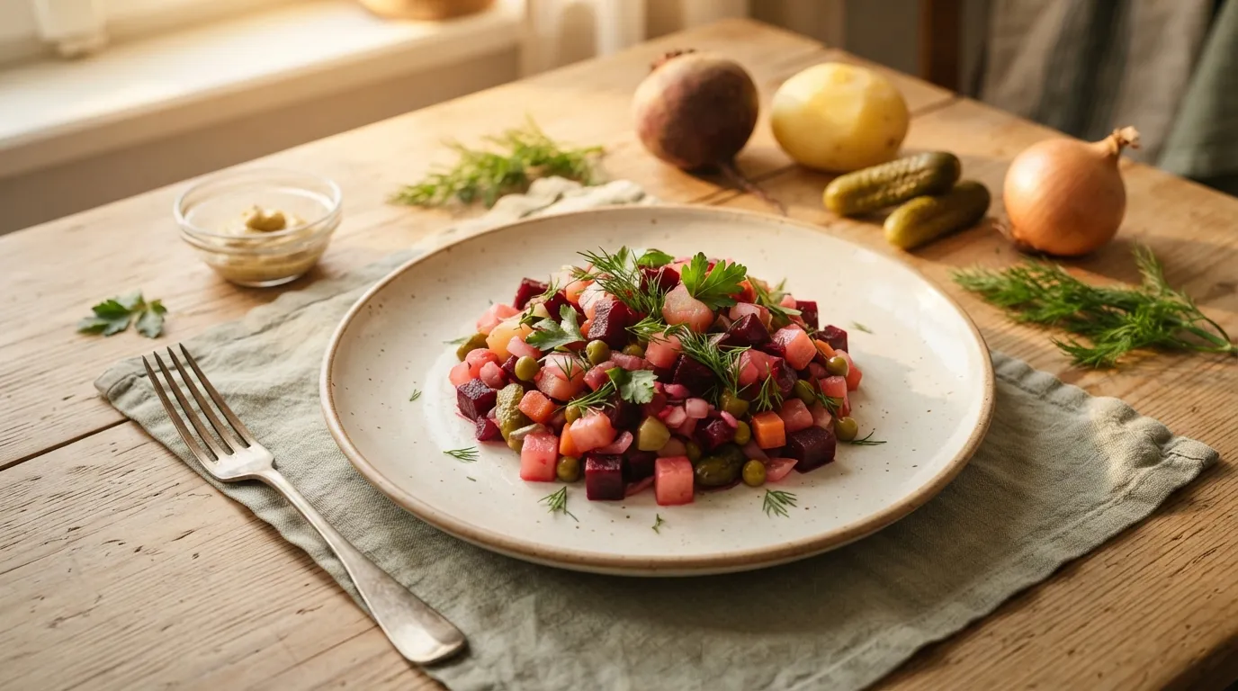 Vinaigrette (russischer Rote-Bete-Salat)