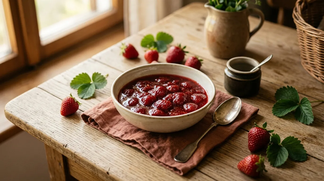 Warenje aus Erdbeeren