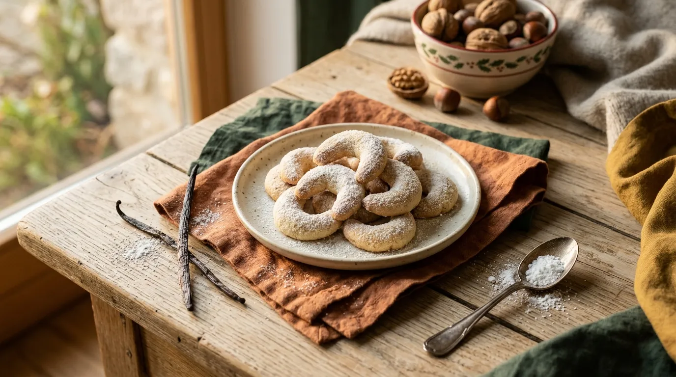 Weihnachtsplätzchen: Vanillekipferl