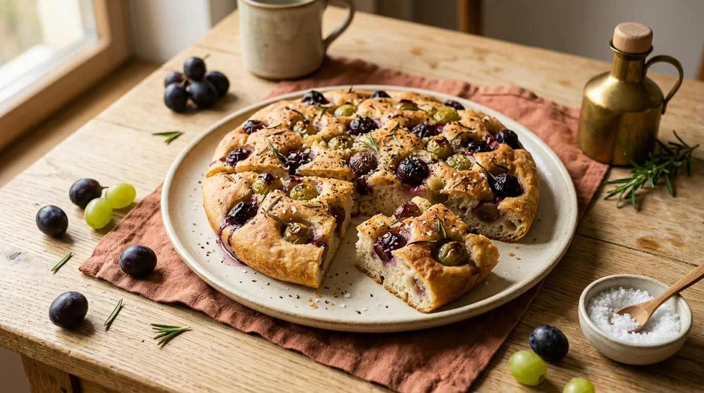 Weintrauben-Focaccia