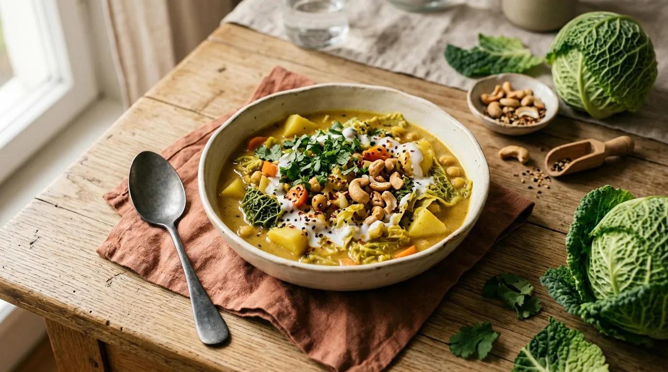 Wirsing-Kokos-Curry
