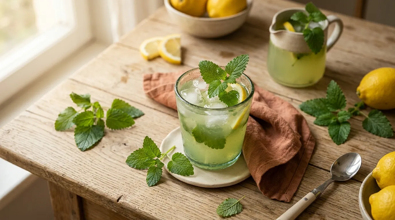 Zitronenmelisse-Limonade