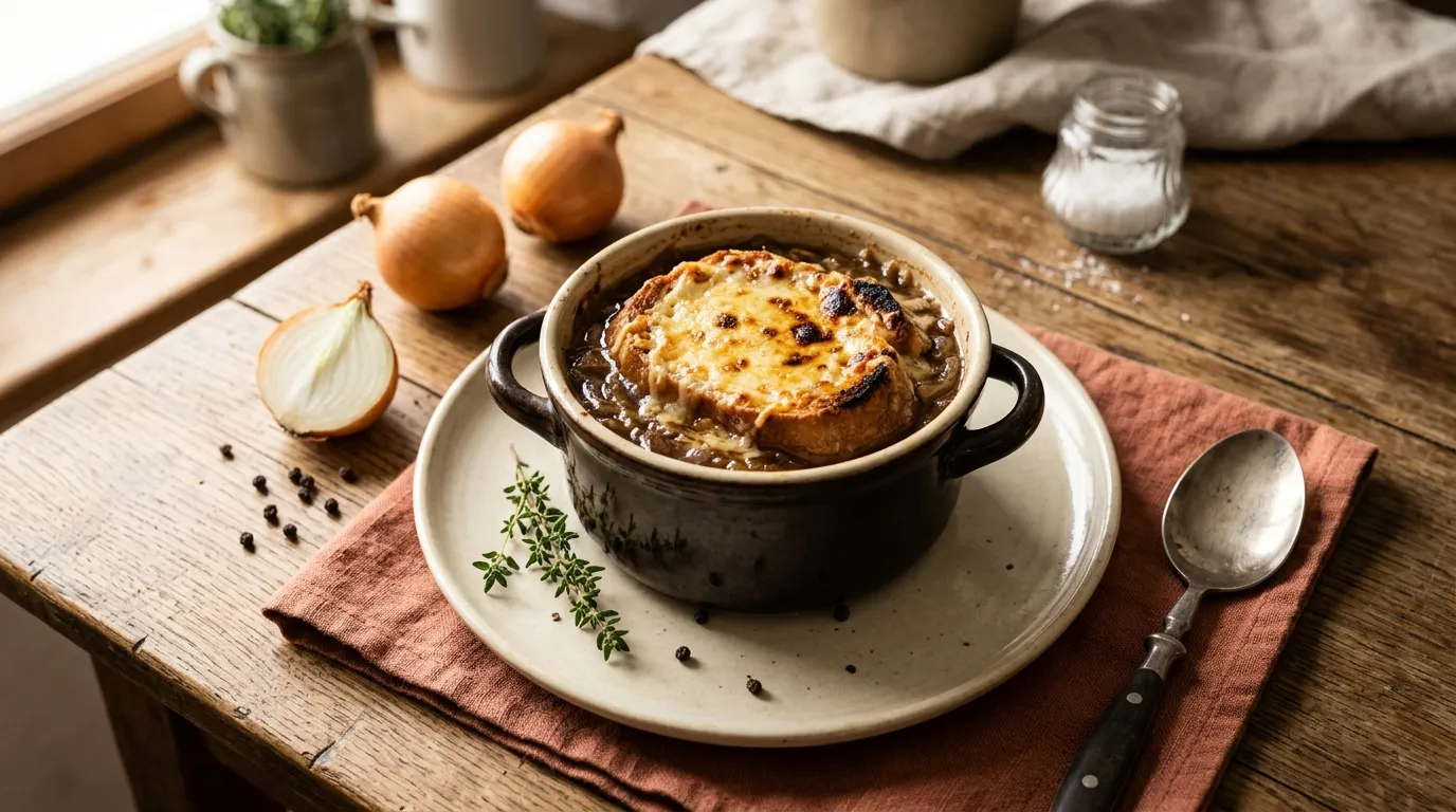 Zwiebelsuppe französisch